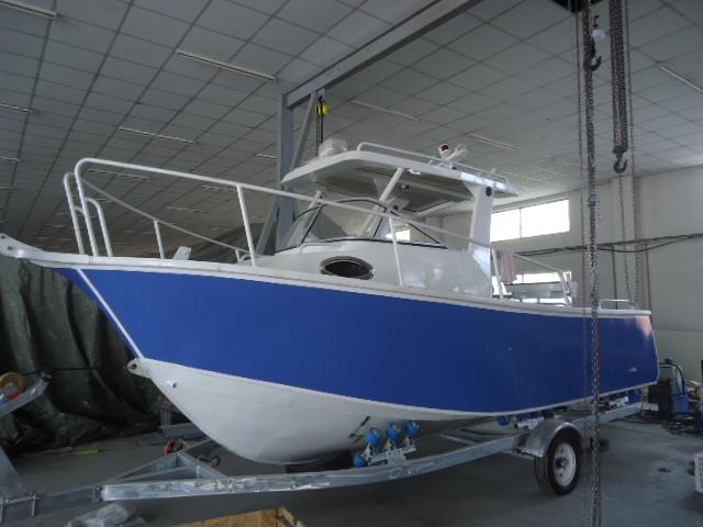 6.5m genehmigte Steuerungskonsolen-Aluminiumboot für die Fischerei/Wasser-Sport, CER